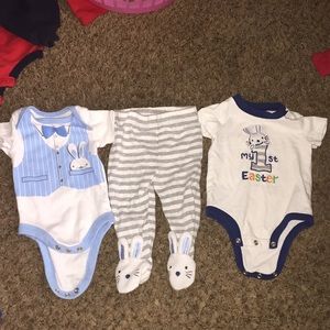 First Easter baby boy outfit 0-3 months